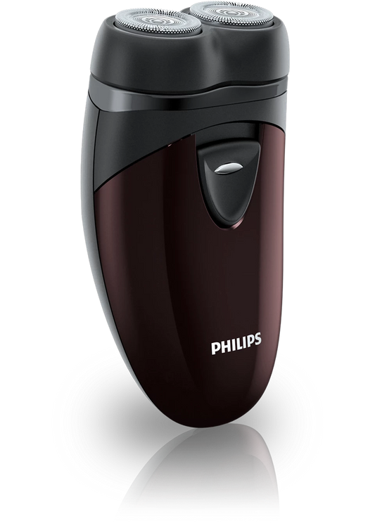 Philips PQ206 Portable Electric Shaver AA Battery Operated Black