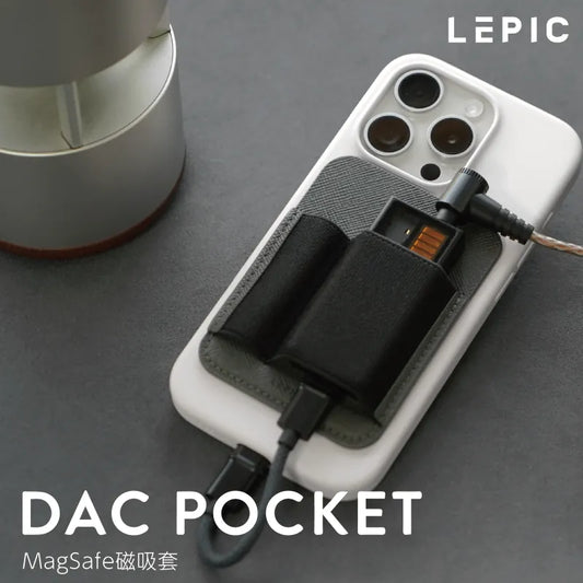 LEPIC MagSafe DAC PU Pocket for Apple iPhone 3 Colors Navy Dark Gary Black