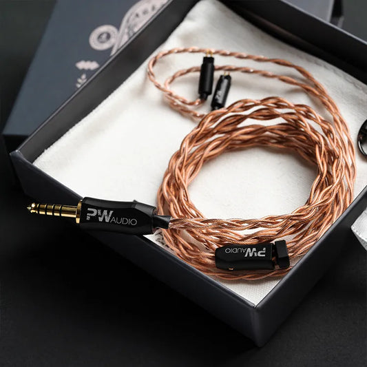 PW Audio Athena Special Edition In-Ear Monitor IEM Earphone Upgrade Cable 4.4mm Plug 0.78mm CM connector