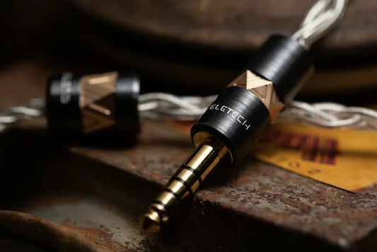 ELETECH Cassiel Ultra High Purity OCC Silver-Plated Copper IEM Audio Cable for 4.4mm Plug MMCX 0.78mm CM 2-Pin