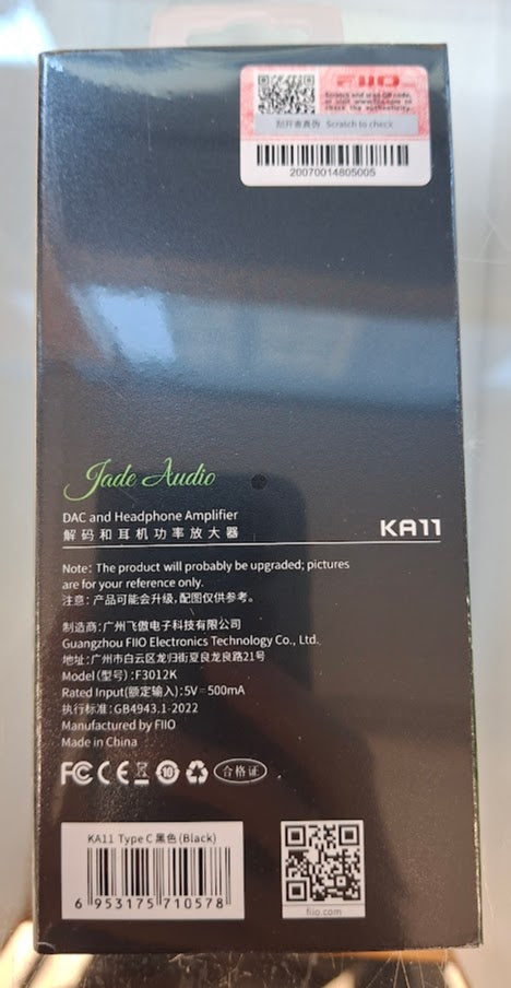 FiiO KA11 HiFi DAC Adapter for 3.5mm iPhone Android with Lightning USB Type-C Plug