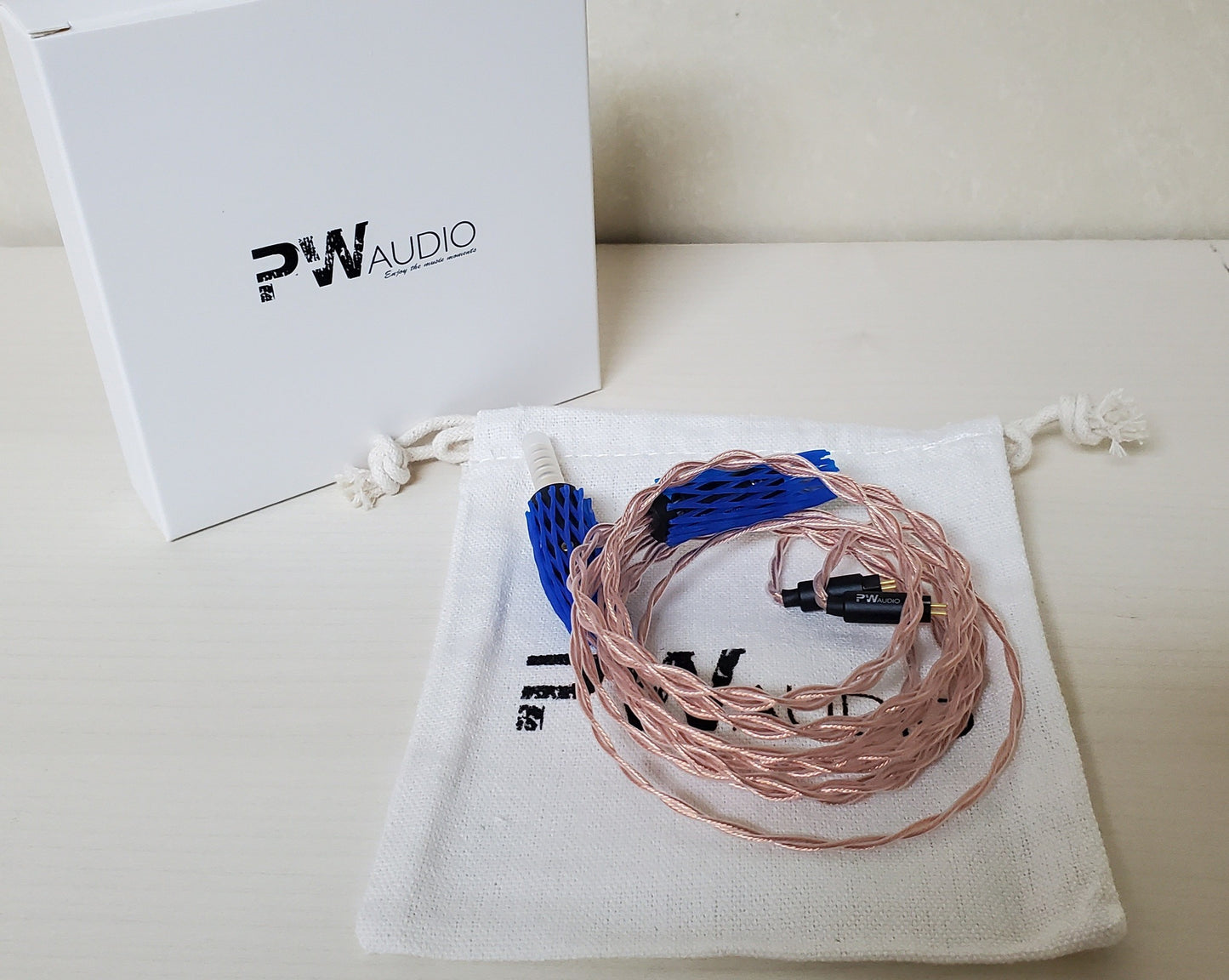 PW Audio Sevenfold Pipe Series Copper Limited In-Ear Monitor IEM Earphone Cable