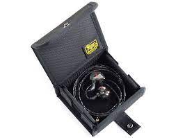 VanNuys D313 Black Nylon Case for Earphone Made In Japan