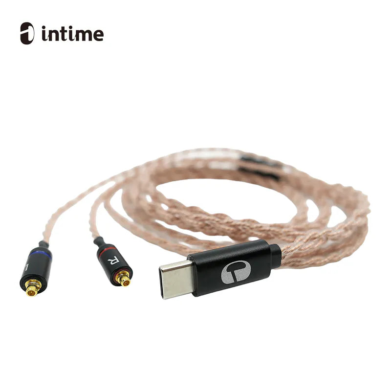 InTime nOmaDAC USB-C DAC Cable | 32-Bit/384kHz Hi-Res OFC PCUHD