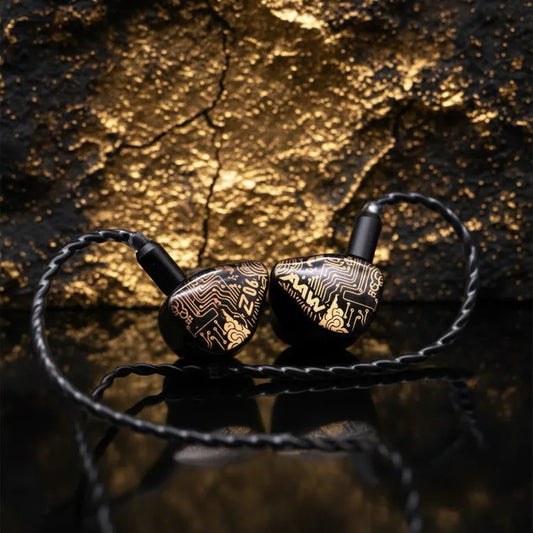 AAW Z06 Aurum Edition 6‑Driver IEM – Hong Kong Limited 38 Units, Dual Isobaric Bass DD + 4 BA, 10‑40kHz, 12Ω Audiophile In‑Ear Monitors