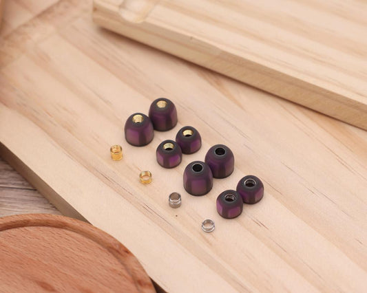 EarrBOND EBT Metal Eartips with Metal-Core Stainless Steel Copper Versions 2 Sizes