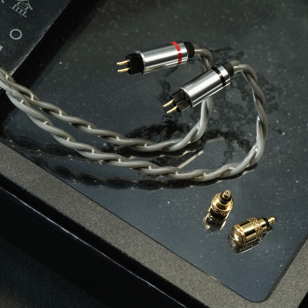 PW Audio Mini Adatper for In-Ear Monitor IEM Earphone Cable 0.78mm CM 2-Pin Female to MMCX IPX Pentaconn Ear