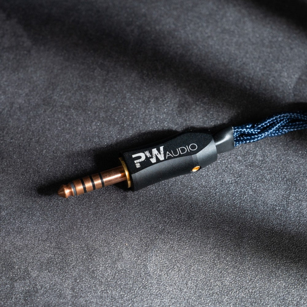 PW Audio 1960s MKII Upgrade Cable for In-Ear Monitor Earphone 2-Pin Connector 4.4mm Plug