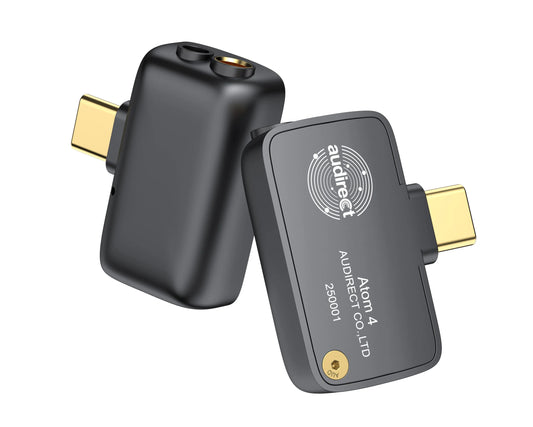 Audirect Atom 4 Portable USB-C DAC Headphone Amp 3.5mm 4.4mm Balanced