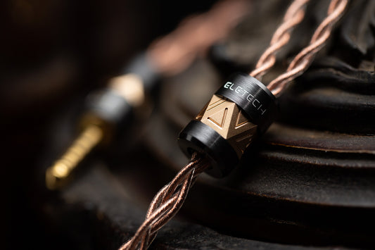 ELETECH Azrael Ultra-high purity OCC copper IEM Audio Cable for 4.4mm Plug MMCX 0.78mm CM 2-Pin