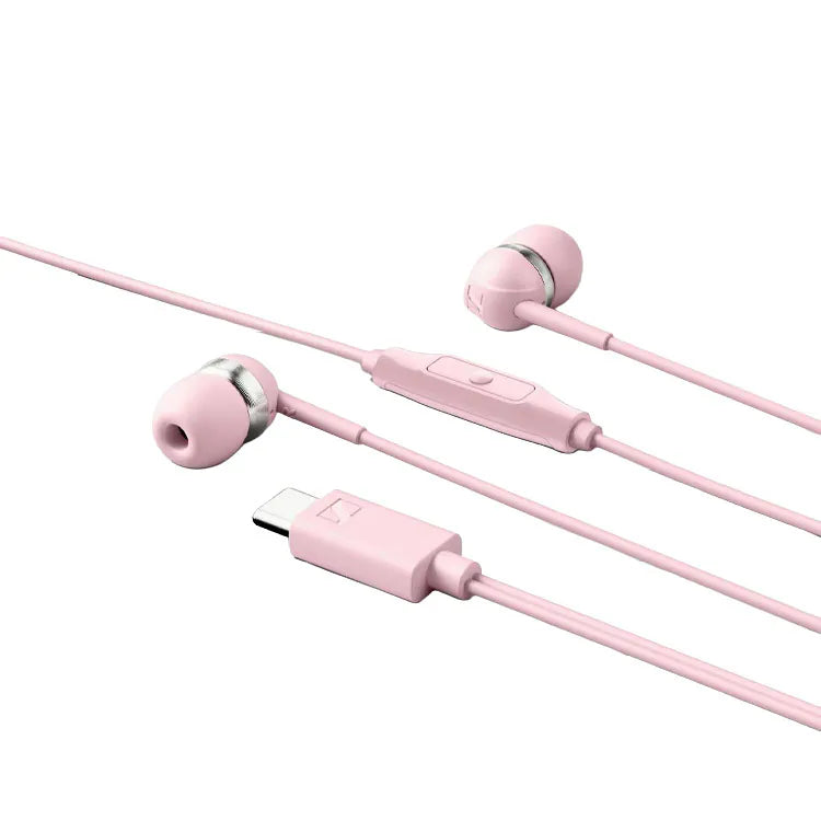Sennheiser CX80U USB-C Wired In-Ear Earphone with In-Line Microphone for Smartphone PC Computer
