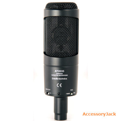 Audio-Technica AT2035 Cardioid Condenser Microphone (Black)