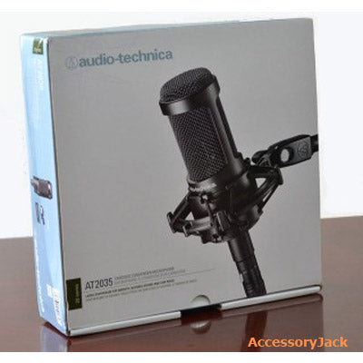 Audio-Technica AT2035 Cardioid Condenser Microphone (Black)