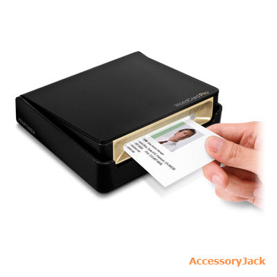 Penpower WorldCard Pro (Win / Mac) Portable A8 Business Card Color Scanner (Black)