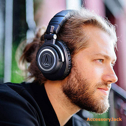 Audio-Technica ATH-M50xBT Wireless Over-Ear Headphones (Black)