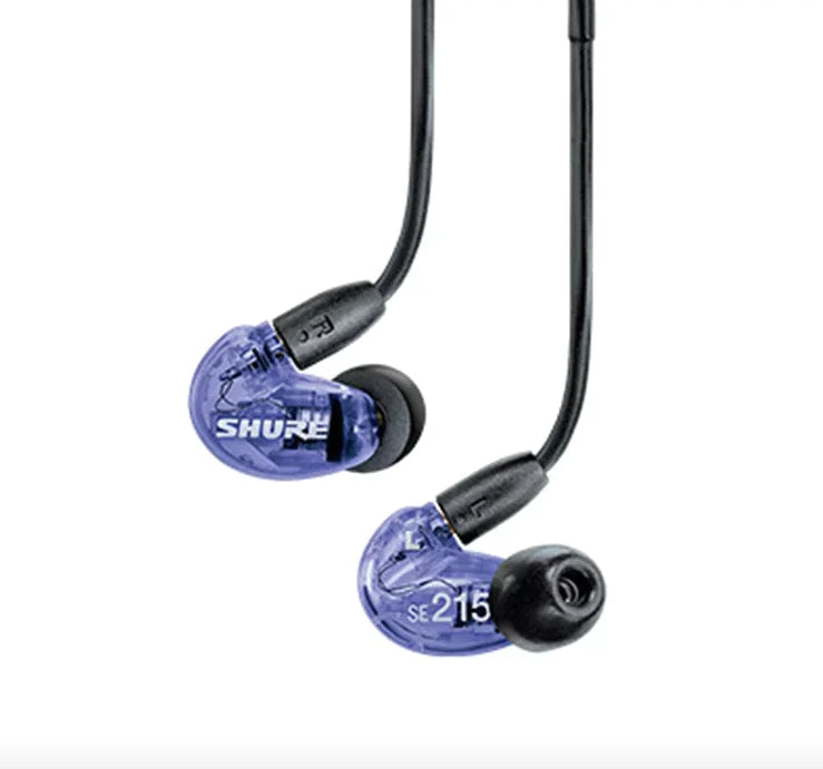 SHURE SE215 SPE In-Ear Monitor IEM Earphone Purple Special Edition with Microphone for iPhone Android