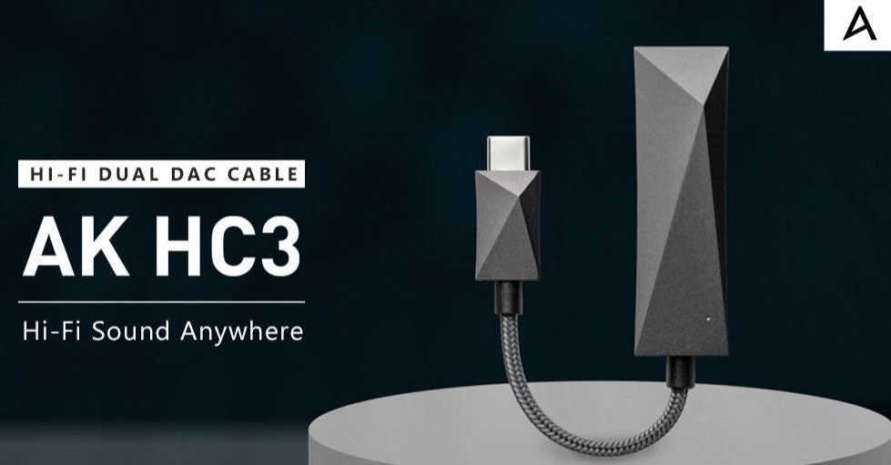 Astell Kern AK HC3 USB-C Dual DAC Amplifier Gaming Cable Type C to
