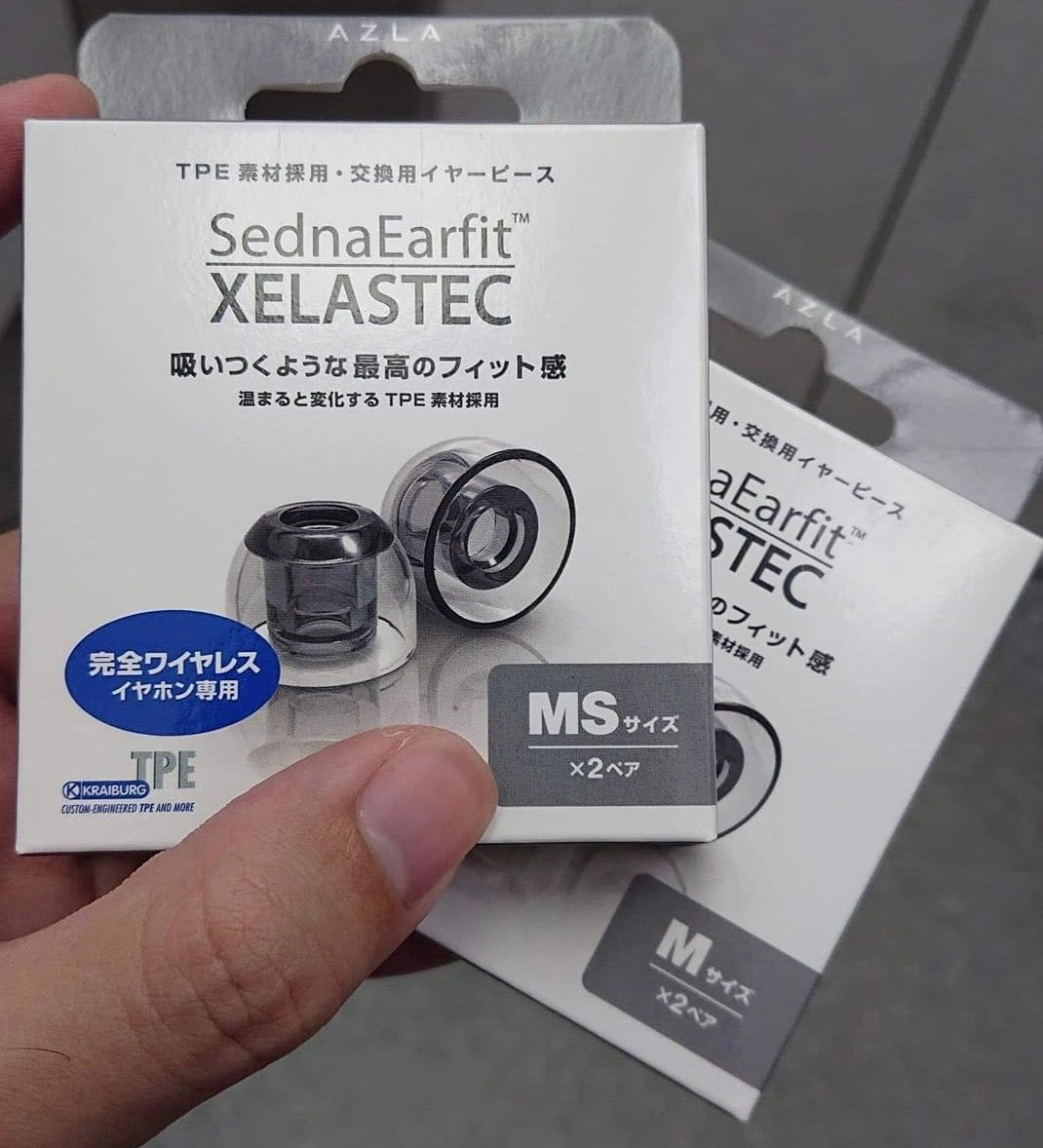 AZLA Xelastec Soft Eartips for In-Ear Monitor IEM Earphone 2 Pairs 6 Sizes