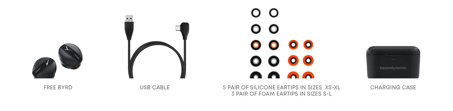 Beyerdynamic FREE BYRD True Wireless Bluetooth ANC Earphone Support AptX AAC IPX4 for Apple iOS iPhone Android