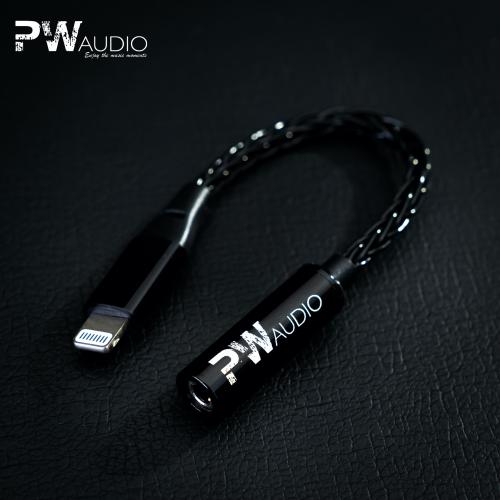 PW Audio Adapter for 3.5mm Earphone to Lightning or Type C