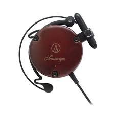 Audio-Technica ATH-EW9 Adjustable Wooden Clip-on Headphones