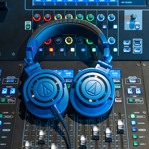 Audio Technica M50xBT2 - Wireless Overear Headphones (Deep Sea Blue) -  Limited Edition