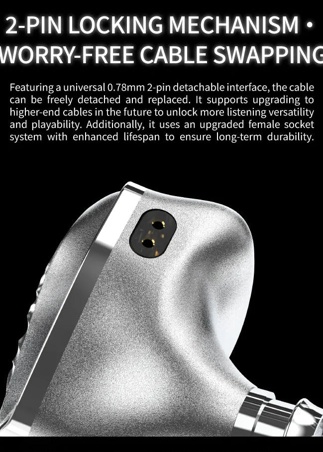 TangZu Yuan Li Remake IEMs - 10mm DLC Dynamic Driver Hi-Fi Earphones