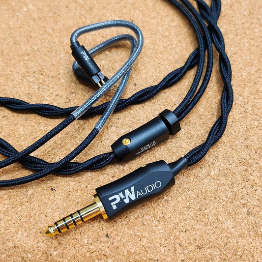 PW Audio Antigona In-Ear Monitor IEM Earphone Upgrade Cable 4.4mm Plug 0.78mm CM connector