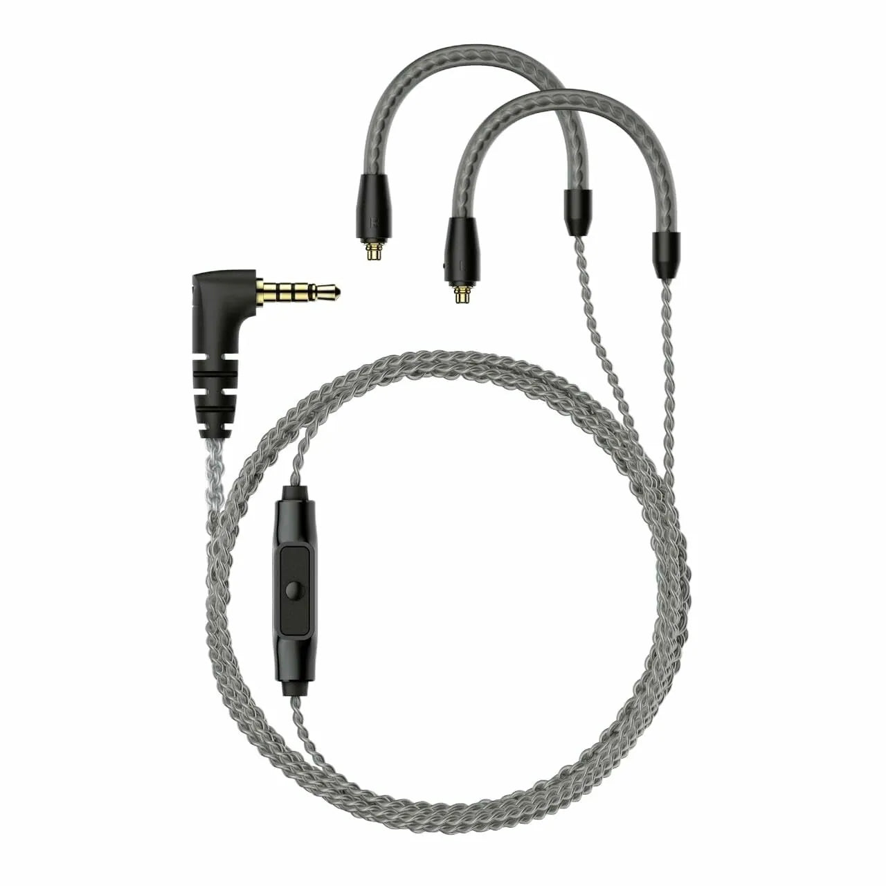 Sennheiser MMCX Cable with Microphone for IE200 IE300 IE600 IE900 Earphone for 3.5mm Plug