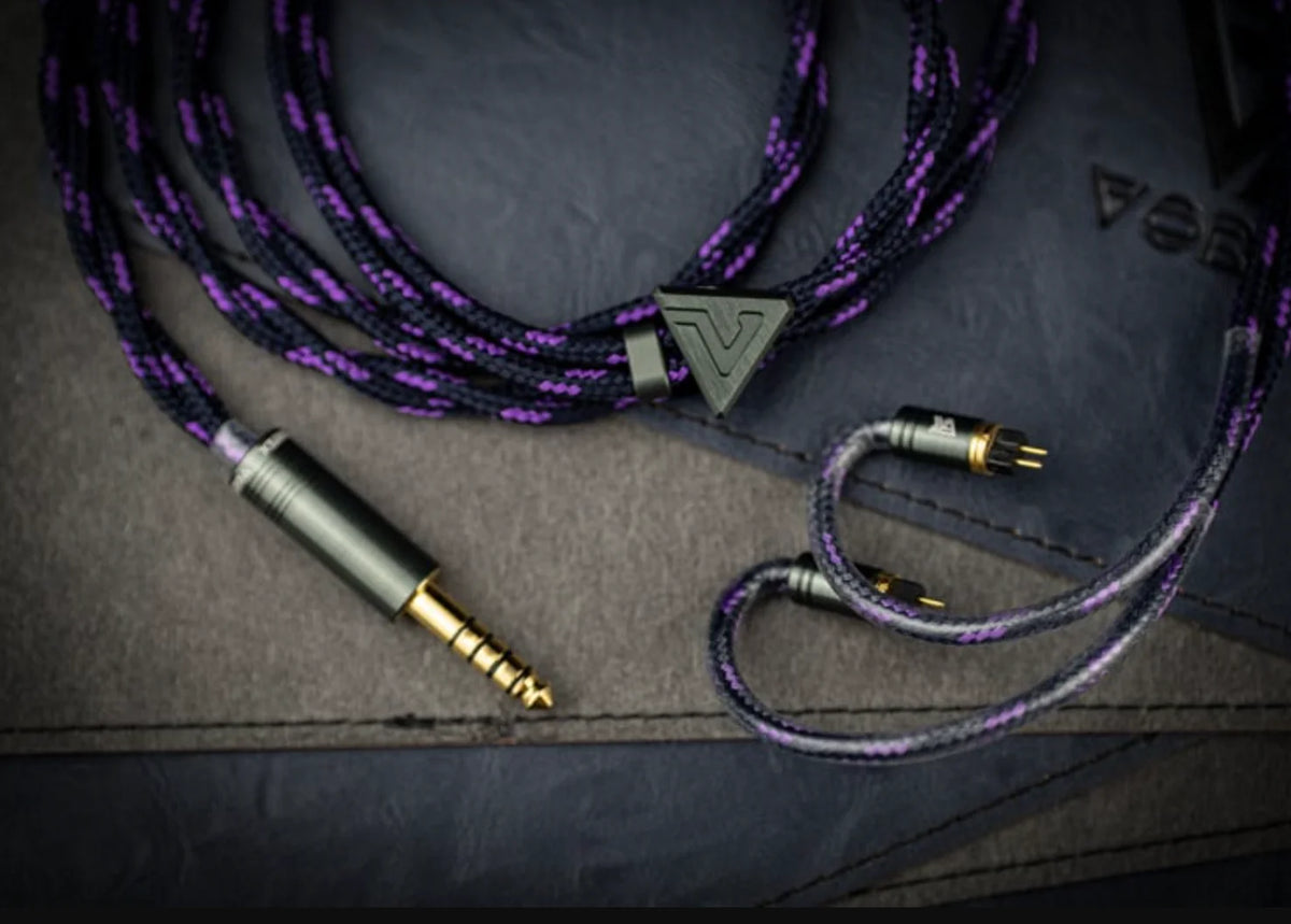 Vortex Eddie Squared In-Ear Monitor IEM Upgraded Cable with 4.4mm
