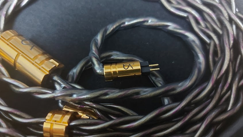 Beat Audio Alva Silver Alloy 4-Wire In-Ear Monitor IEM Earphone Cable