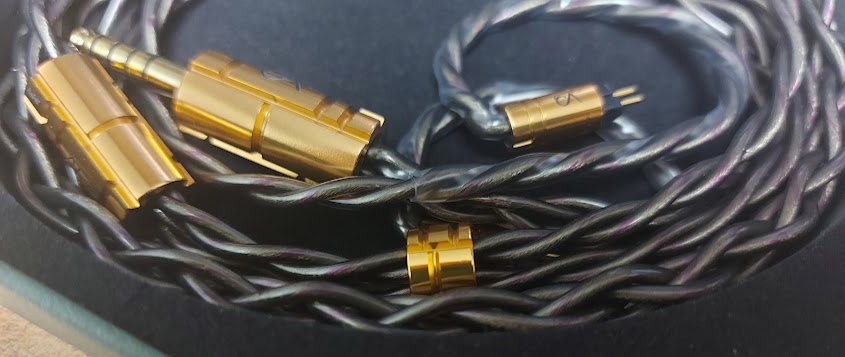 Beat Audio Alva Silver Alloy 4-Wire In-Ear Monitor IEM Earphone Cable