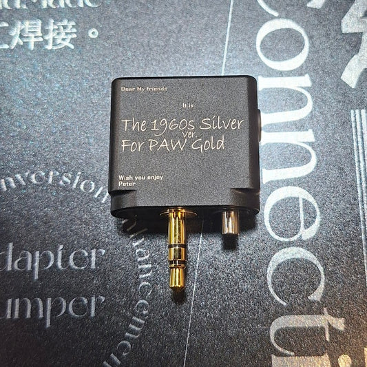 PW Audio Lotoo PAW Gold Ground‑Resonance 4.4 mm Adapter