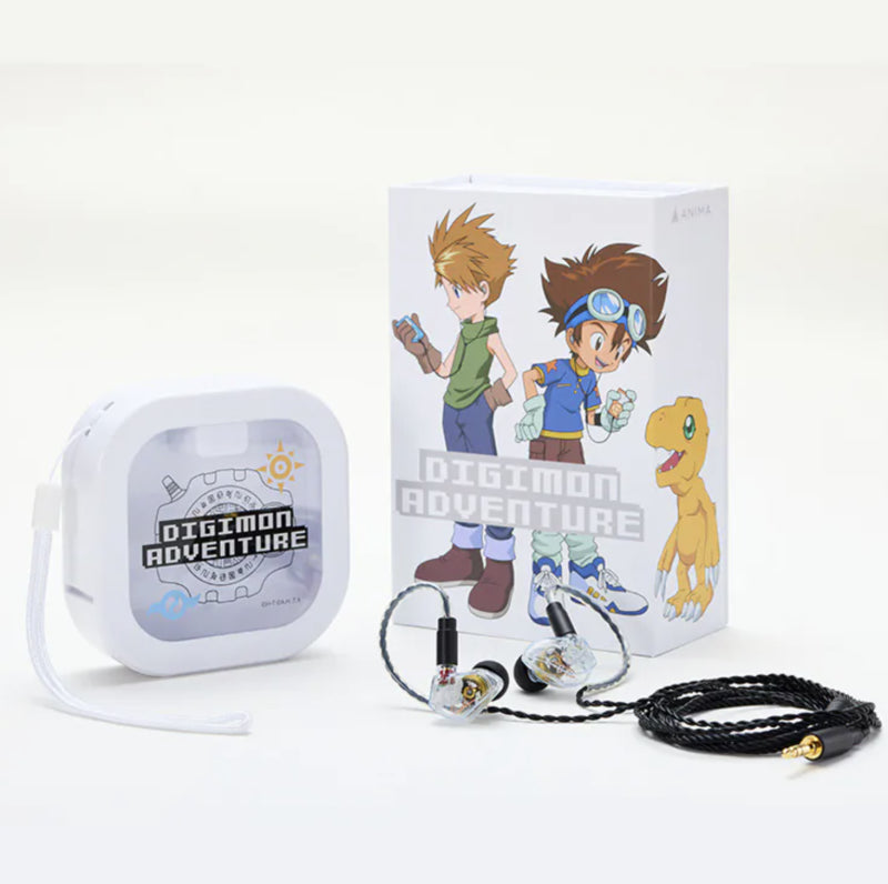 ANIMA ANW-C010 Digimon Adventure Special Edition In-Ear Monitor IEM Earphone with 3.5mm Pentanconn Ear Cable