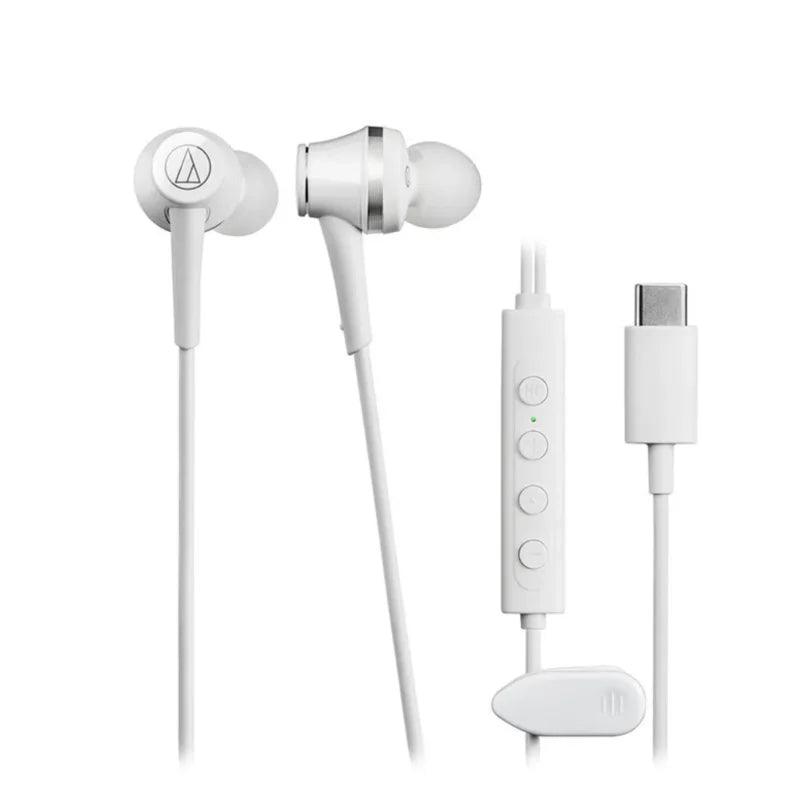 Audio‑Technica ATH‑CKD7NC Noise‑Cancelling In‑Ear Earphones with USB‑C – Hybrid ANC, Hi‑Res 11 mm Drivers, 24‑bit/96 kHz DAC, ENC Mic, Zero‑Latency Wired Earbuds for Smartphone, Laptop & Nintendo Switch