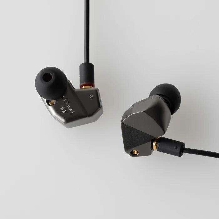 Final Audio B2 IEMs - Single BA Driver Stainless Steel Earphones