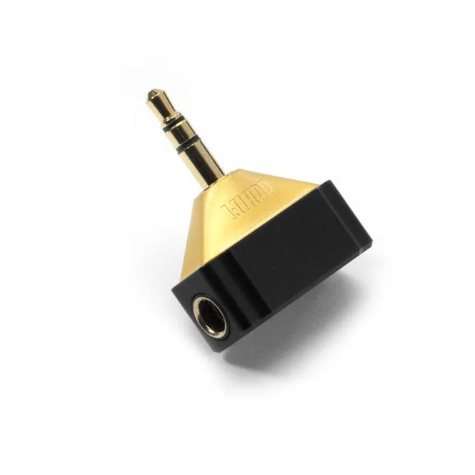 DDHiFi DJ44 Gold Adapter with 4.4mm Female to 3.5mm Male Black Gold Edition for DIgital Audio Player DAP
