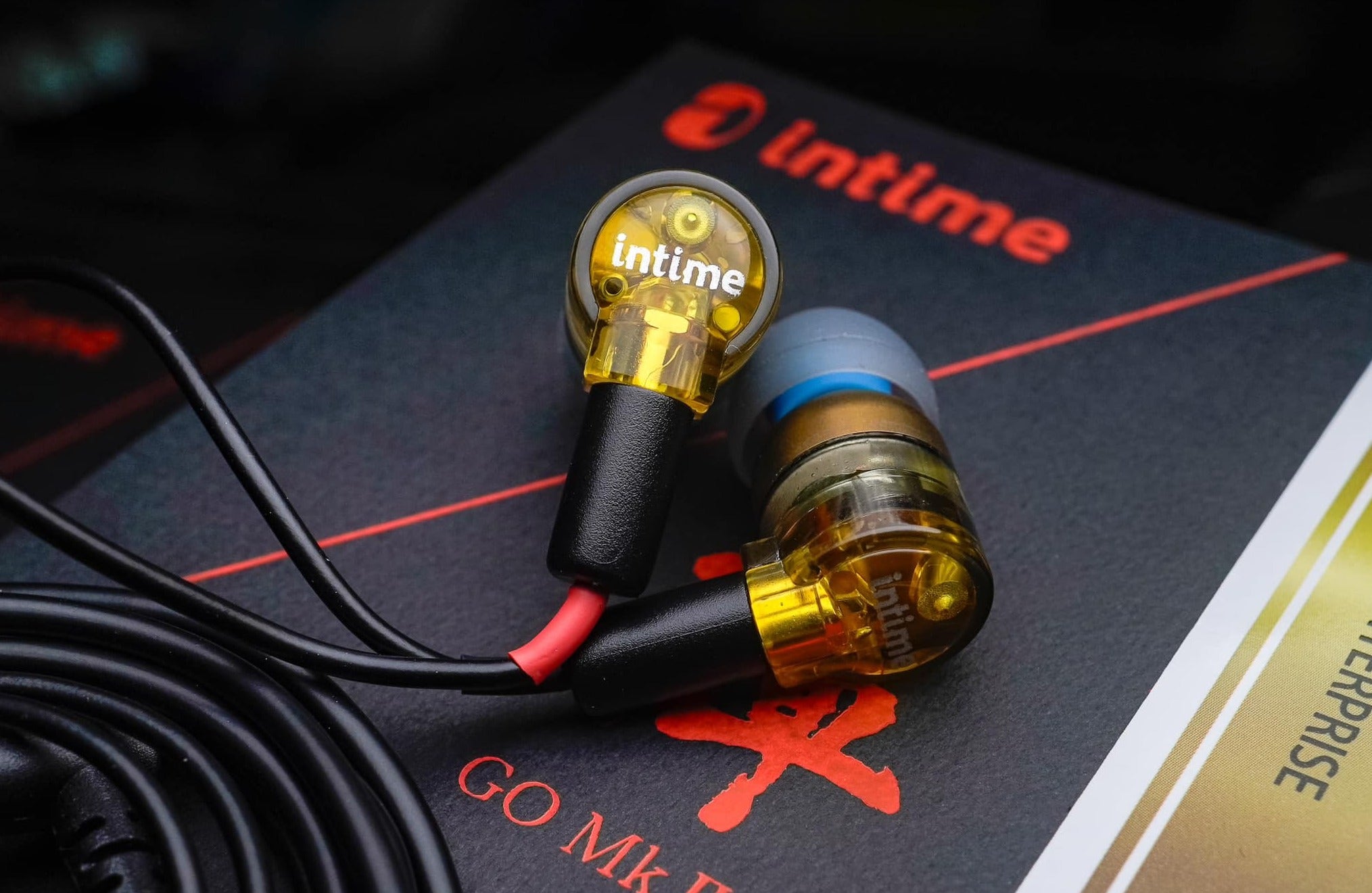 InTime GO MKII In-Ear Monitor IEM Earphone MMCX 3.5mm Cable Made In Japan