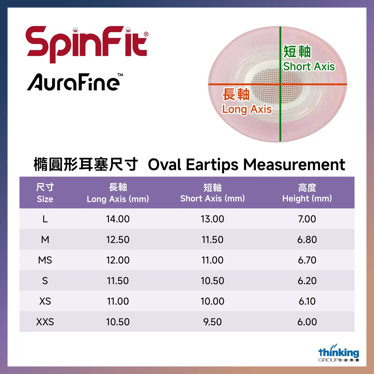 SpinFit AuraFine Ear Tips for AirPods Pro 3 - Premium Comfort