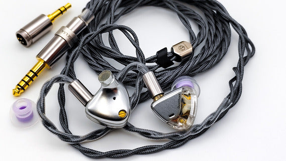 Roseselsa QuietSea II Dynamic Driver In-Ear Monitor IEM Earphone with CM 2-Pin 3.5mm 4.4mm OFC Cable