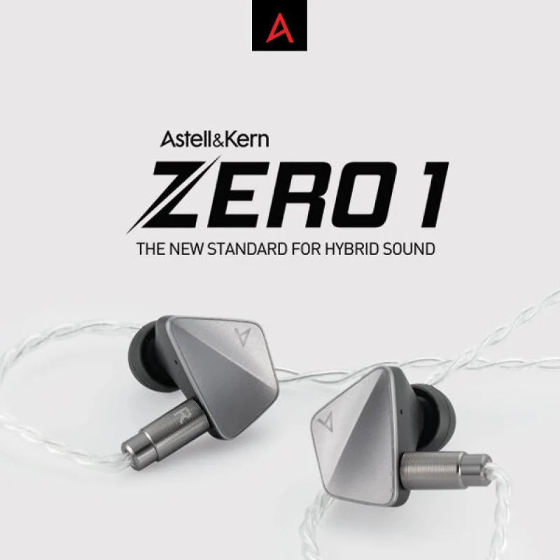 Astell Kern AK ZERO 1 Hybrid Drivers In-Ear Monitor IEM Earphone with MMCX Connector 3.5mm Plug Made In Japan