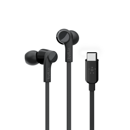 Belkin SoundForm USB-C Wired Earbuds Noise Isolating Mic G3H0002