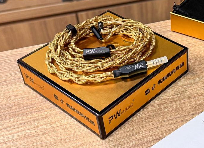 PW Audio Golden Horse In-Ear Monitor IEM Earphone Copper Cable Limited Edition