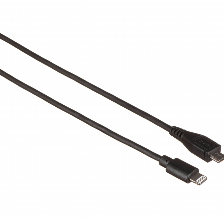 Cable de 38 cm con conectores lightning y USB para MV88 Cable de 38 cm con conectores lightning y USB para MV88