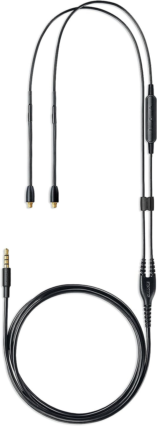 SHURE RMCE-UNI Cable with Microphone MMCX connector 3.5mm Plug for iPhone Android Smartphone