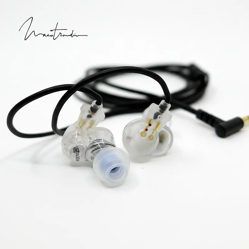 Maestraudio x FitEar STAGEAR Hybrid Driver In-Ear Monitor IEM Earphone FitEar 2-Pin OFC 3.5mm Cable Made In Japan
