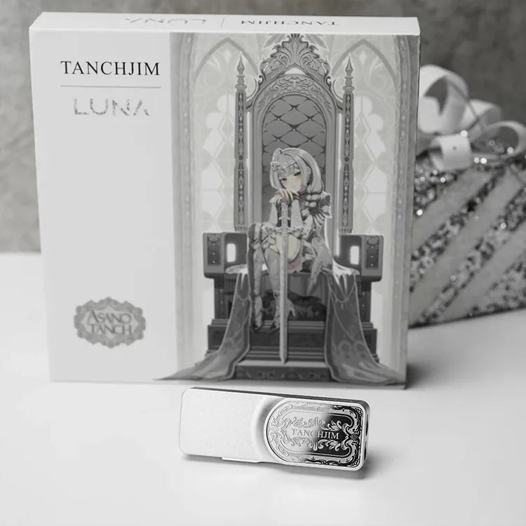 TANCHJIM LUNA Asano Tenki Silver Sword Limited Edition Hi-Res DAC AMP Amplifier with 3.5mm 4.4mm Plug