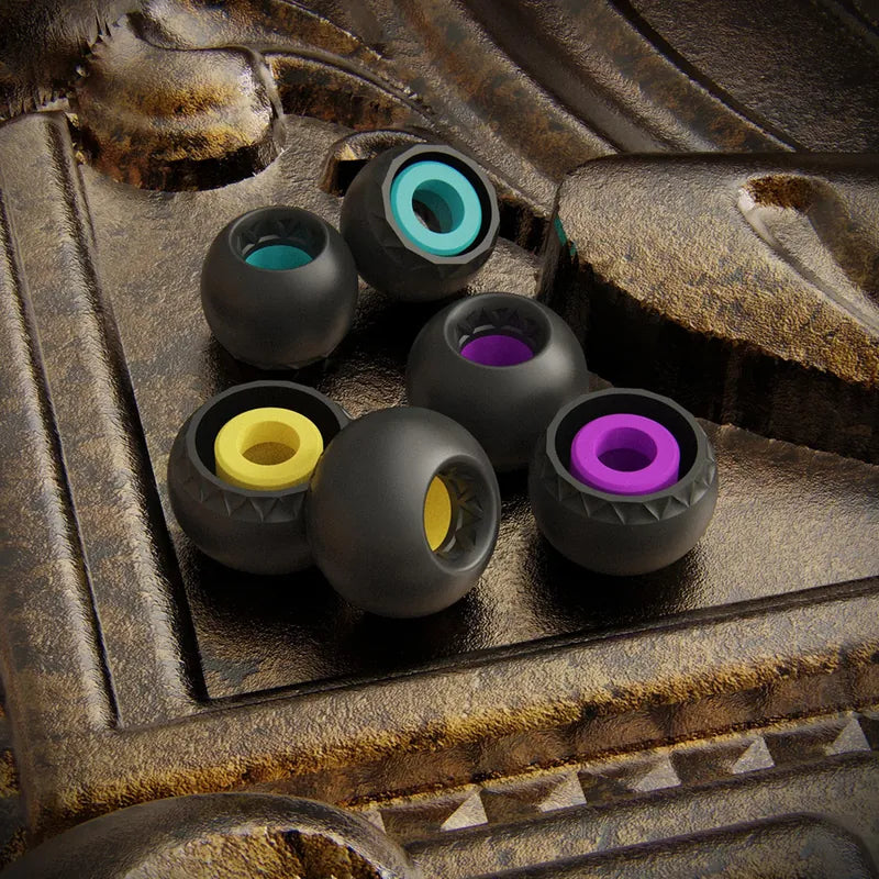 ELETECH Baroque Silicon Eartips 2 Pairs Per Pack