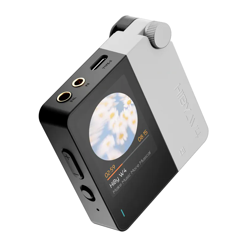 HiBy W4 Portable HiFi Wireless Bluetooth 5.4 Headphone DAC Amplifier with 3.5mm 4.4mm Output