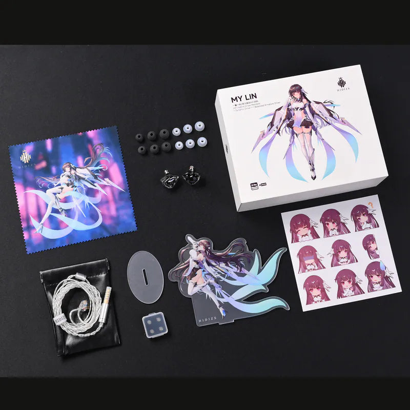 Hidizs MY LIN Hybrid IEM Earphone | Rin Wakayuki Special Edition